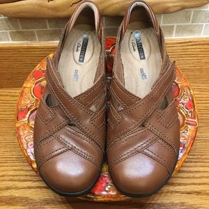 Clark’s Evianna Flat- Loafers Tan 9M